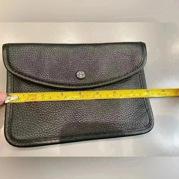 Michael Kors Black Leather Clutch Wristlet Wallet - Picture 3 of 6